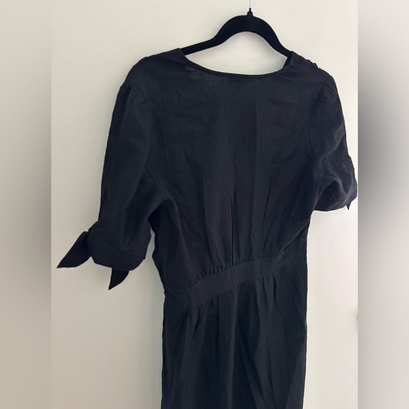 Buffalo Mariposa Tied V-Neck Button-Front Midi Dress NWT - Picture 11 of 14